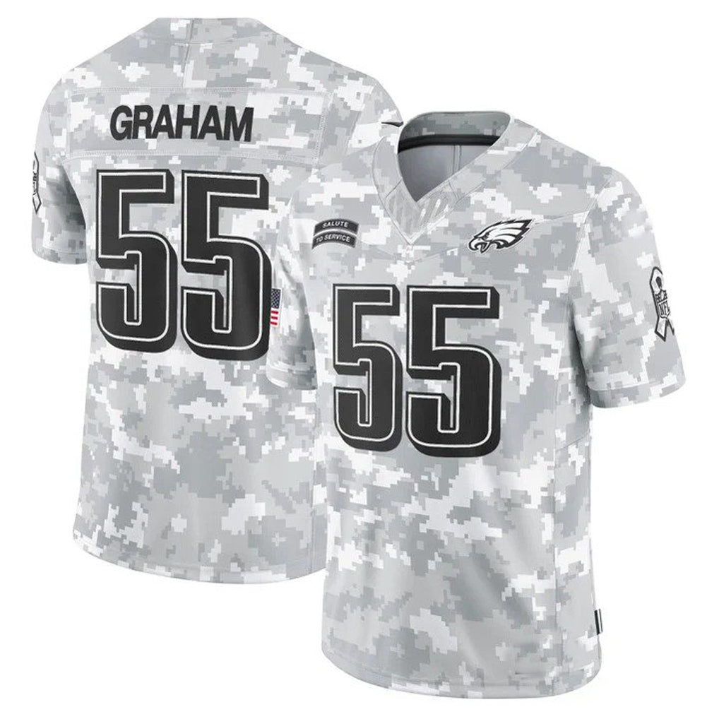 tocy P.Eagles #55 Brandon Graham Player Arctic Camo Salute to Service Limited Stitched Jerseys