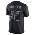 tocy P.Eagles #55 Brandon Graham Player Black REFLECTIVE Limited Stitched Jerseys