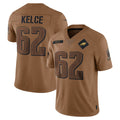 tocy P.Eagles #62 Jason Kelce Player Brown Salute To Service Limited Stitched Jerseys