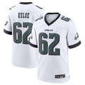 tocy P.Eagles #62 Jason Kelce White White Game Stitched American Stitched Jerseys