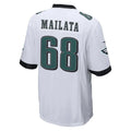 Tocy P.Eagles #68 Jordan Mailata Player White Home Game Stitched Jerseys