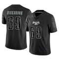 Tocy P.Eagles #69 Landon Dickerson Player Black Reflective Limited Home Game Stitched Jerseys