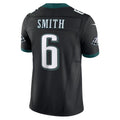 tocy P.Eagles #6 DeVonta Smith Black Alternate Vapor F.U.S.E. Limited Stitched Jerseys