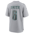tocy P.Eagles #6 DeVonta Smith Gray Atmosphere Fashion Game Stitched Jerseys
