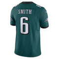 tocy P.Eagles #6 DeVonta Smith Green Vapor F.U.S.E. Limited Stitched Jerseys