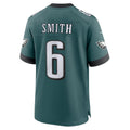 tocy P.Eagles #6 DeVonta Smith Midnight Green Team Game Stitched Jerseys
