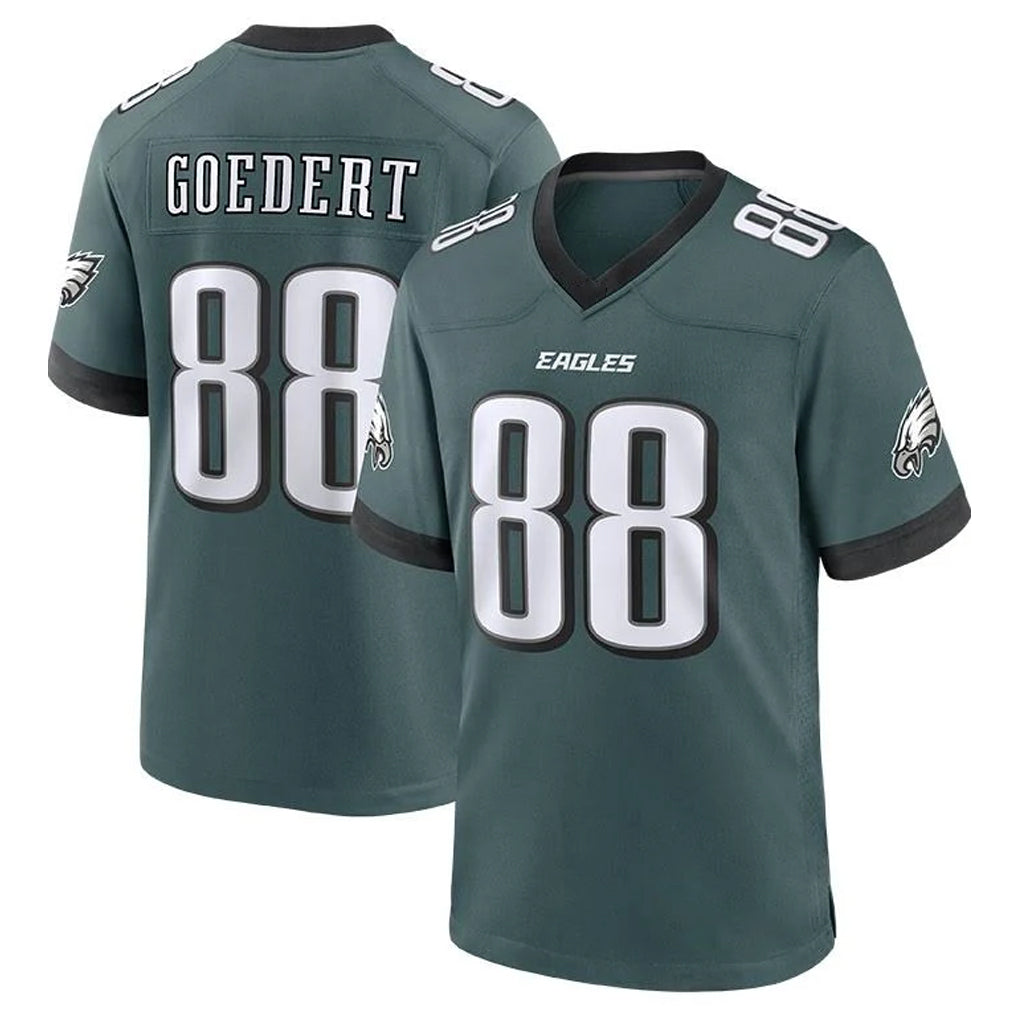 Tocy P.Eagles #88 Dallas Goedert Player Green Home Game Stitched Jerseys