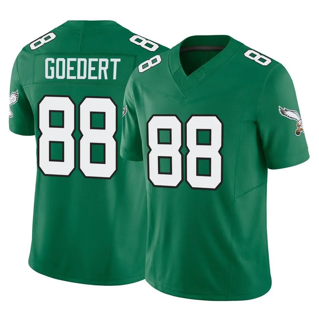 Tocy P.Eagles #88 Dallas Goedert Player Green Kelly Alternate Vapor F.U.S.E. Home Game Stitched Jerseys