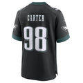 tocy P.Eagles #98 Jalen Carter Player Black Home Game Stitched Jerseys
