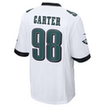 tocy P.Eagles #98 Jalen Carter White Game Jersey Stitched American Stitched Jersey