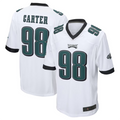 tocy P.Eagles #98 Jalen Carter White Game Stitched American Stitched Jerseys