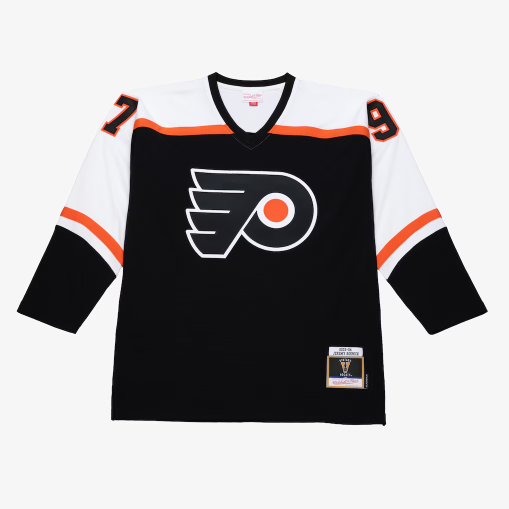 Tocy P.Flyers Jeremy Roenick Mitchell & Ness Black 2003 Power Play Jerseys