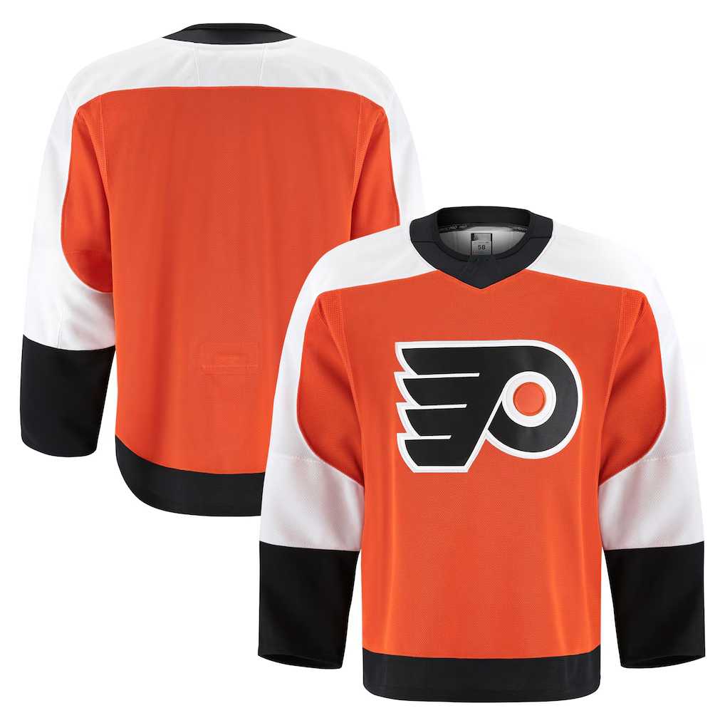 Tocy P.Flyers Orange Home Authentic Pro Jerseys