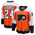 Tocy P.Flyers #24 Nick Seeler Orange Home Practice Jerseys