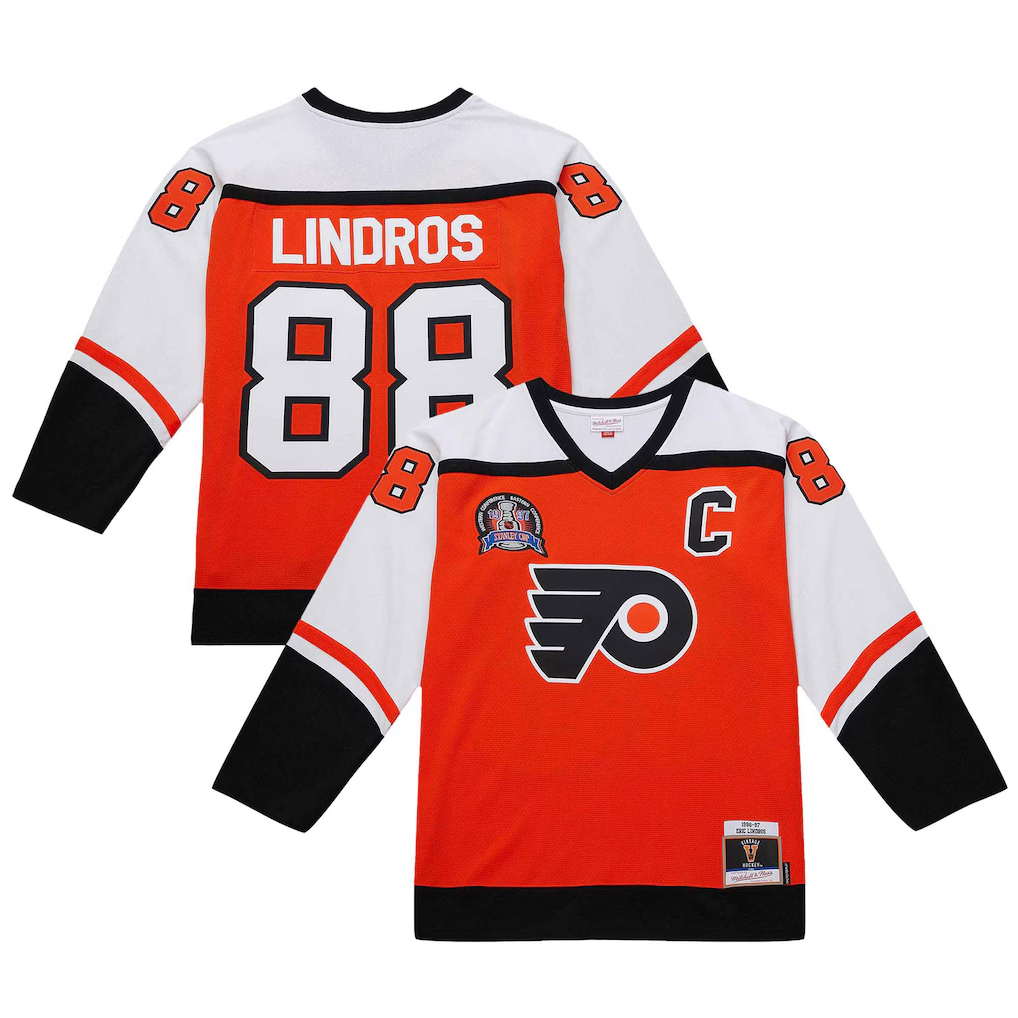 Tocy P.Flyers #88 Eric Lindros Orange 1996?97 Power Play Jerseys