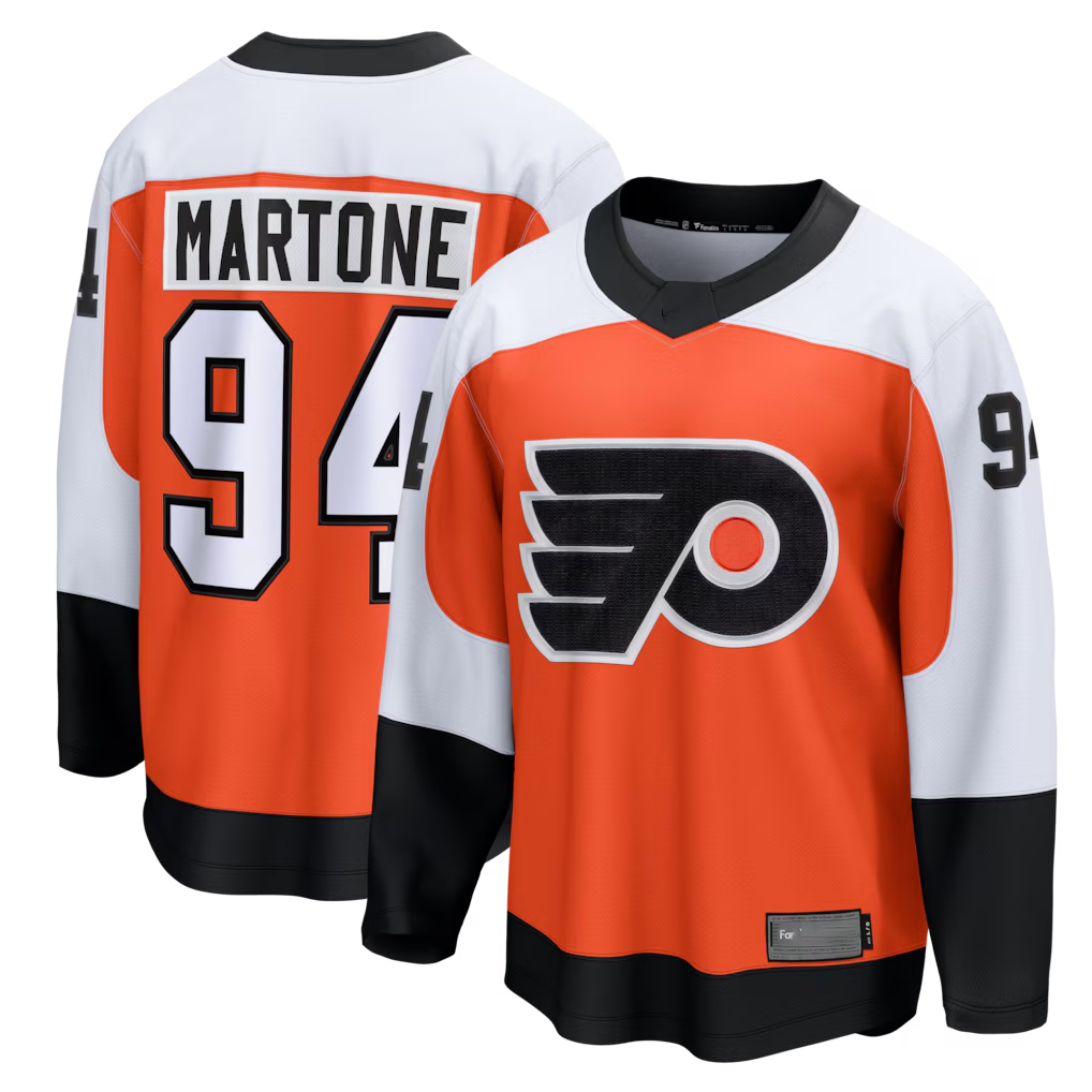 Tocy P.Flyers #94 Porter Martone Orange Breakaway Jerseys