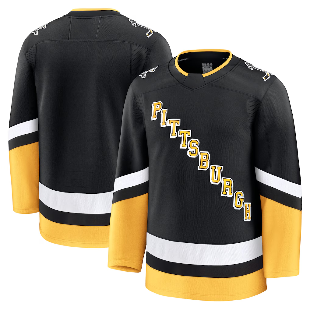 Tocy P.Penguins Black Alternate Premium Jerseys