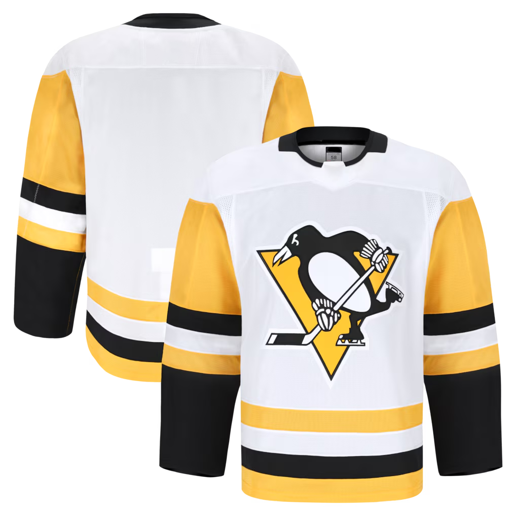 Tocy P.Penguins White Away Premium Jersey
