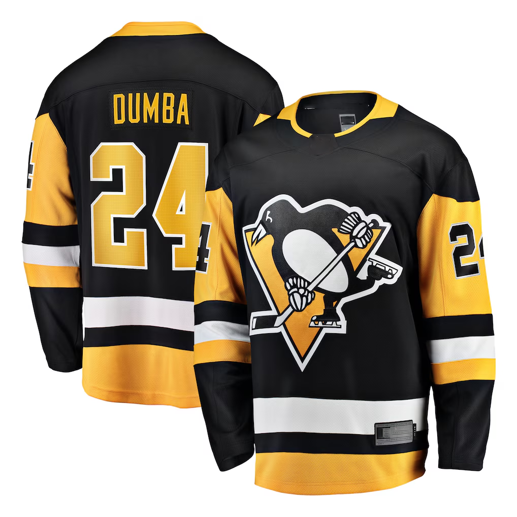 Tocy P.Penguins #24 Matt Dumba Black Home Breakaway Jerseys