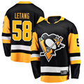 Tocy P.Penguins #58 Kris Letang Black Home Breakaway Jerseys
