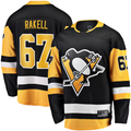 Tocy P.Penguins #67 Rickard Rakell Black Home Breakaway Player Jerseys