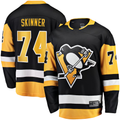 Tocy P.Penguins #74 Stuart Skinner Black Home Breakaway Jerseys