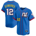 tocy P.Phillies #12 Kyle Schwarber Player Blue National League All-star Game Limited Stitched Jerseys