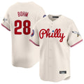 tocy P.Phillies #28 Alec Bohm Player Cream Phillies & Eagles Vapor Premier Limited Stitched Jerseys