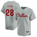 tocy P.Phillies #28 Alec Bohm Player Gray Home Limited Stitched Jerseys