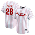 tocy P.Phillies #28 Alec Bohm Player White Home Limited Stitched Jerseys