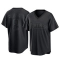 tocy P.Phillies #2 Justin Crawford Player Black Pitch Fashion Limited T-shirt Stitched Jerseys