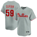 tocy P.Phillies #59 Jhoan Duran Player Gray Home Limited Stitched Jerseys