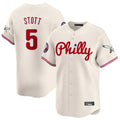 tocy P.Phillies #5 Bryson Stott Player Cream Phillies & Eagles Vapor Premier Limited Stitched Jerseys