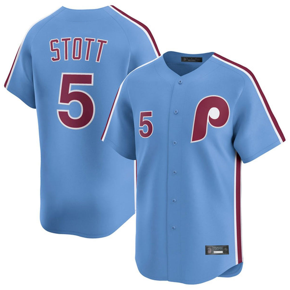 tocy P.Phillies #5 Bryson Stott Player Light Blue Home Limited Stitched Jerseys