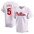 tocy P.Phillies #5 Bryson Stott Player White Home Limited Stitched Jerseys