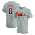 tocy P.Phillies #6 Ryan Howard Player Gray Home Limited Elite Stitched Jerseys