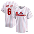tocy P.Phillies #6 Ryan Howard Player White Home Limited Stitched Jerseys