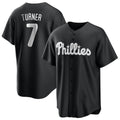 tocy P.Phillies #7 Trea Turner Player Black Alt Fashion Home Game Stitched Jerseys