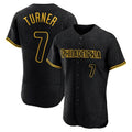 tocy P.Phillies #7 Trea Turner Player Black Snake Skin City Home Limited Elite Stitched Jerseys