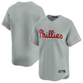tocy P.Phillies Blank Player Gray Home Limited Stitched Jerseys