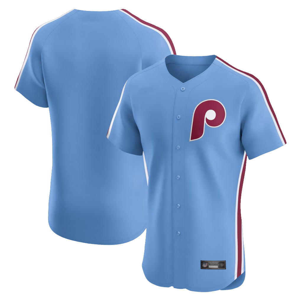 tocy P.Phillies Blank Player Light Blue Home Limited Elite Stitched Jerseys