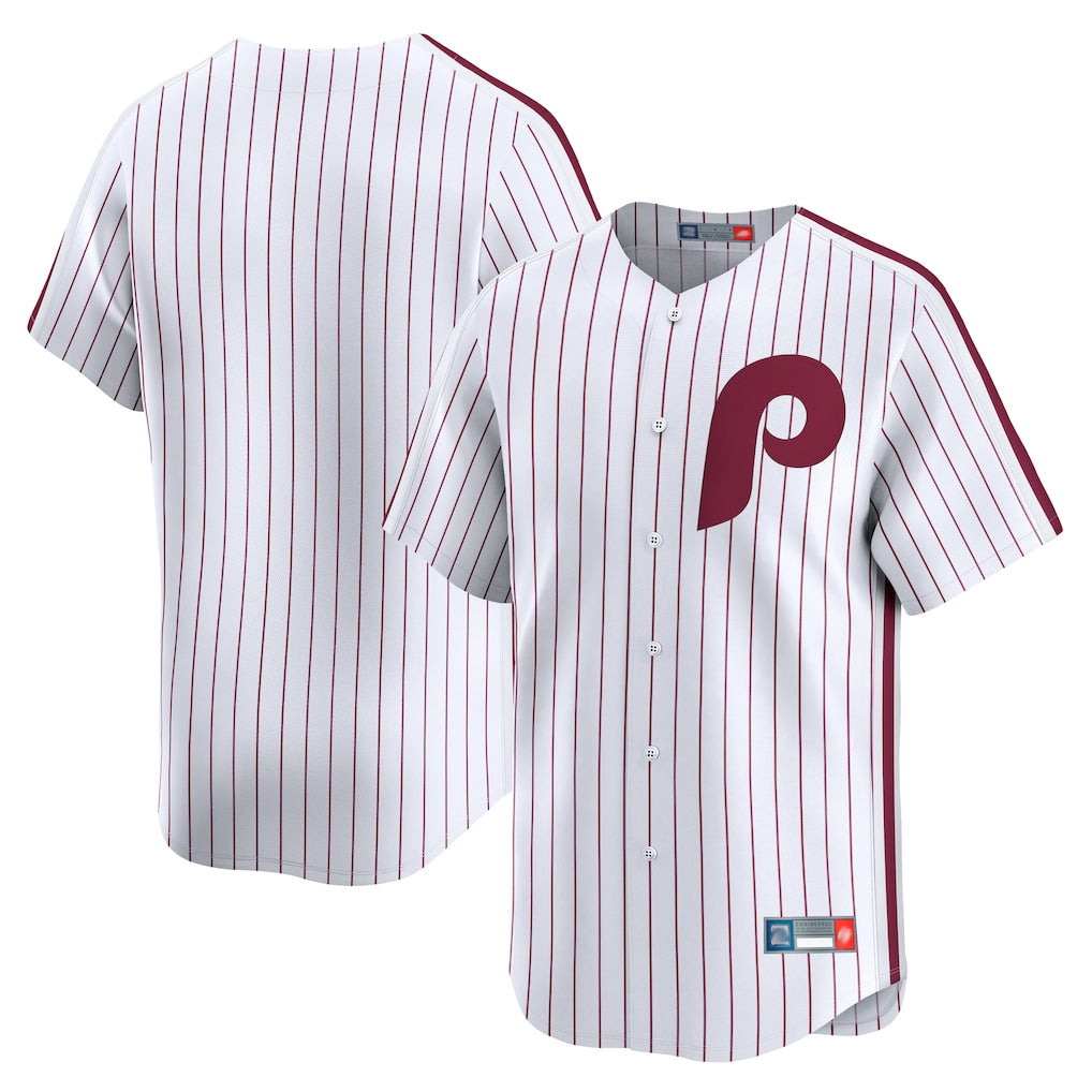 tocy P.Phillies Blank Player White Cooperstown Collection Limited Home Stitched Jerseys