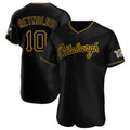tocy P.Pirates #10 Bryan Reynolds Player Black Home Limited Elite Stitched Jerseys