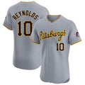 tocy P.Pirates #10 Bryan Reynolds Player Gray Road Home Limited Elite Stitched Jerseys