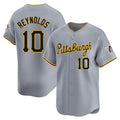 tocy P.Pirates #10 Bryan Reynolds Player Gray Road Home Limited Stitched Jerseys
