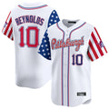 tocy P.Pirates #10 Bryan Reynolds Player White 2025 Independence Day Vapor Premier Limited Stitched Jerseys