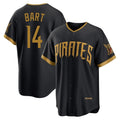 tocy P.Pirates #14 Joey Bart Player Black 2026 City Connect Home Game Stitched Jerseys