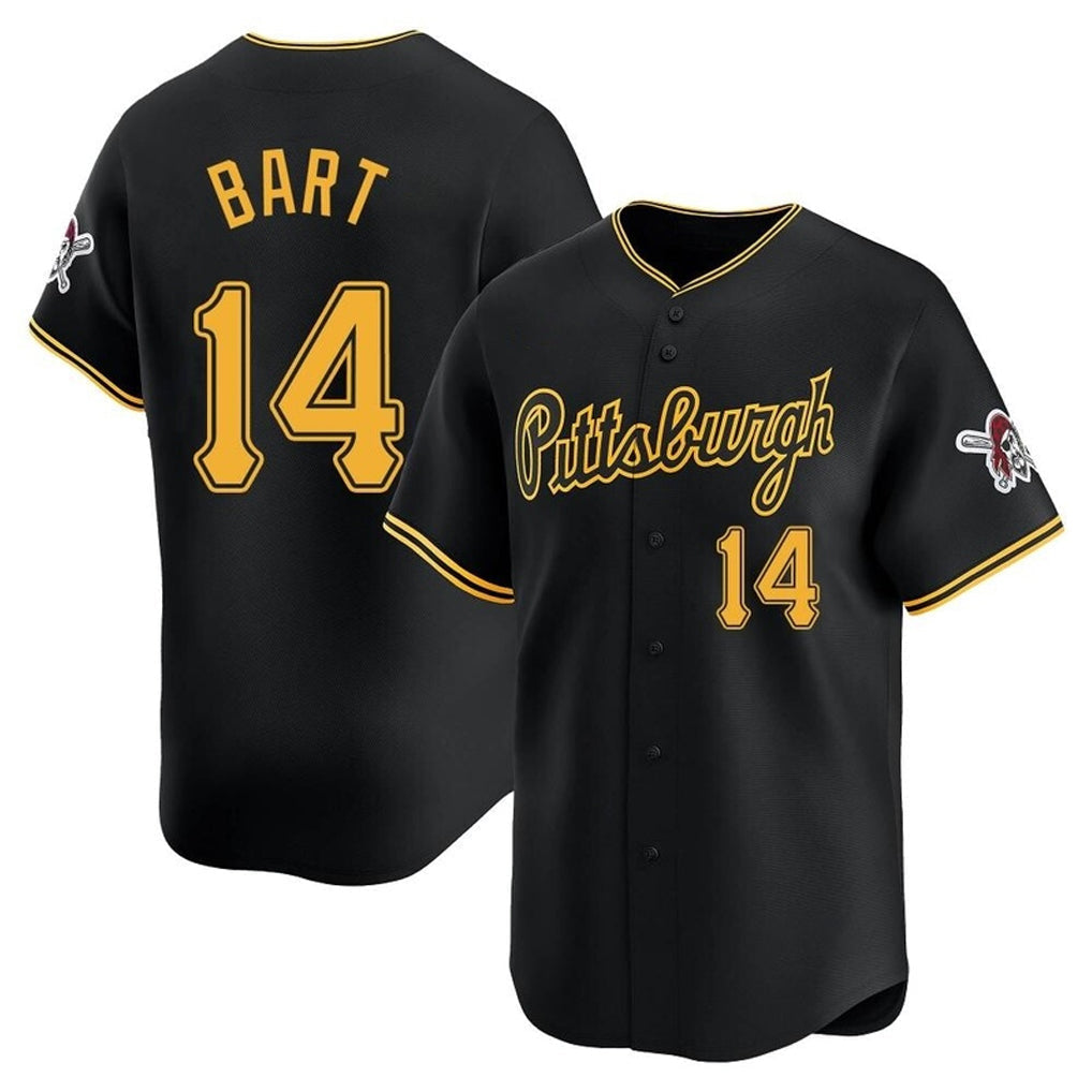 tocy P.Pirates #14 Joey Bart Player Black Alt Home Limited Stitched Jerseys