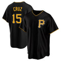 tocy P.Pirates #15 Oneil Cruz Player Black Alternate 2025 Home Game Stitched Jerseys