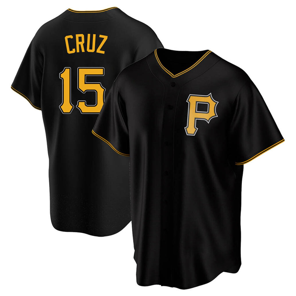 tocy P.Pirates #15 Oneil Cruz Player Black Alternate 2025 Home Game Stitched Jerseys